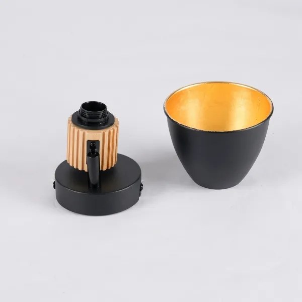 Brilagi - Faretto da parete ODENSE 1xE14/10W/230V legno/nero