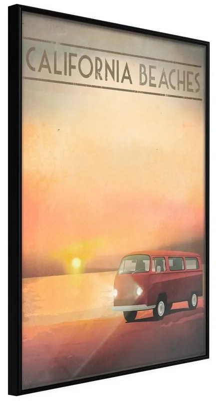 Poster  Old Bus  Cornice Quadri Cornice nera, Larghezza x Altezza Home decor 20x30