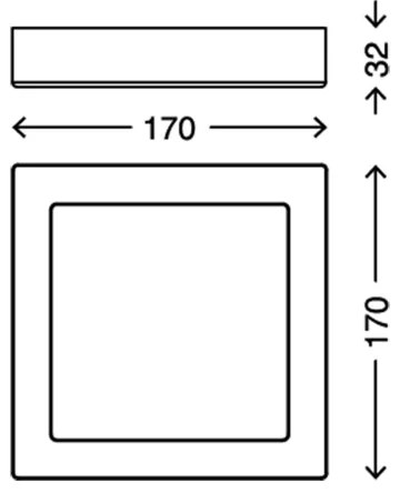 Briloner 7123-416 - Plafoniera LED FIRE LED/12W/230V bianco