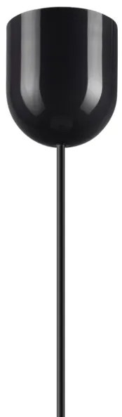 Lampadario a sospensione con filo ZOYA 1xE27/60W/230V nero