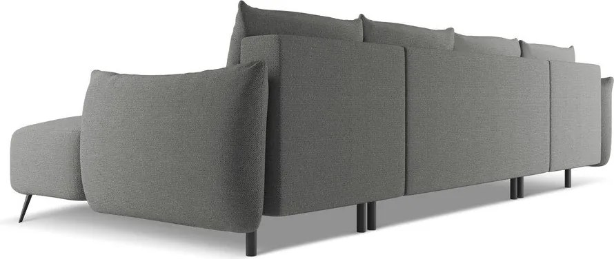 Divano angolare grigio chiaro Malie – Makamii