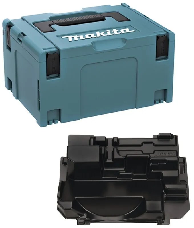 Valigetta Makita makpac 3 + Vassoio DHS680 (838182-6)