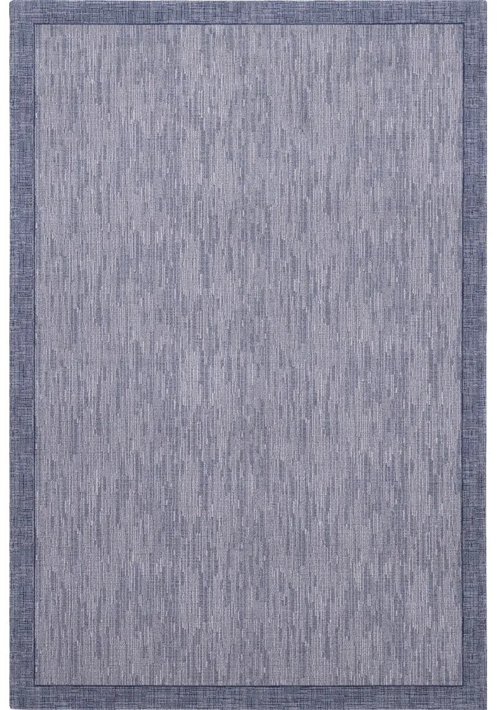 Tappeto in lana blu scuro 133x180 cm Linea - Agnella