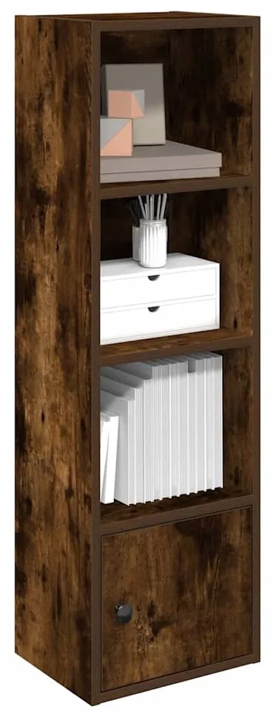 Libreria Rovere Fumo 31x24x102 Cm İn Legno Multistrato /