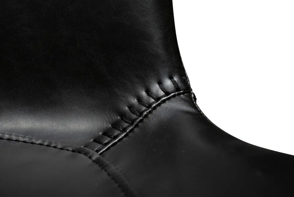 Sedia da bar in similpelle nera DAN-FORM Danimarca , altezza 91 cm Hype - DAN-FORM Denmark