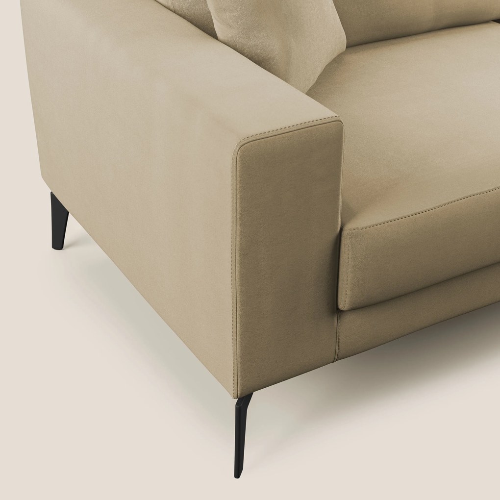 Prestige divano moderno in microfibra smacchiabile T11 beige