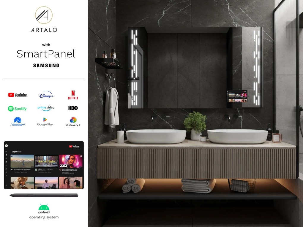 Specchio con LED illuminazione M19 premium