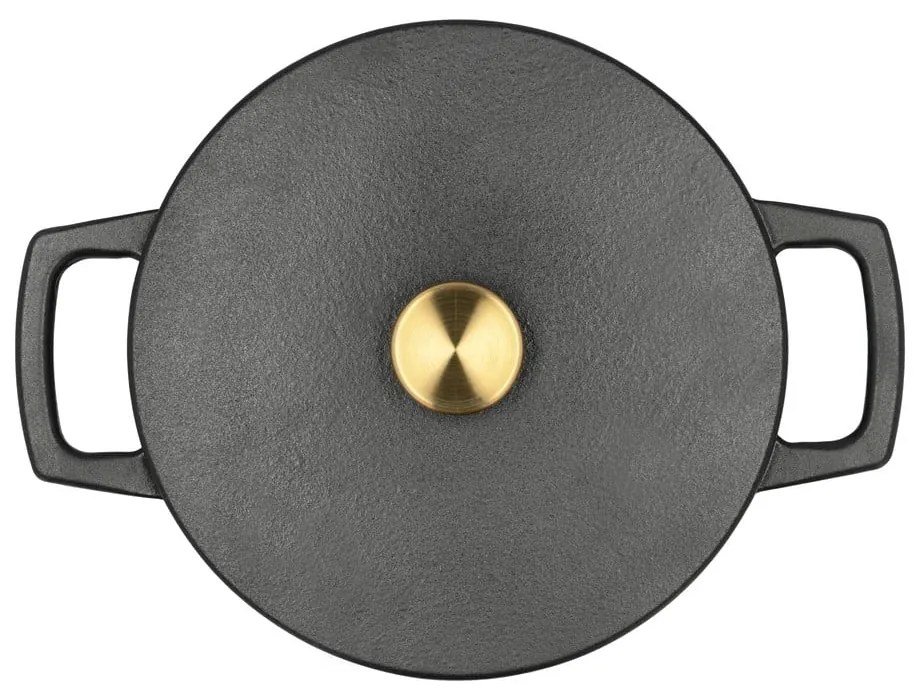 Pentola in ghisa con coperchio incluso adatta all'induzione 3,6 l – Holm