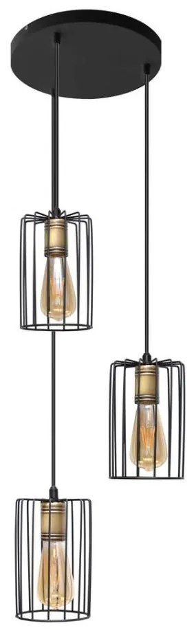 Lampadario a sospensione con filo FARGO 3xE27/15W/230V