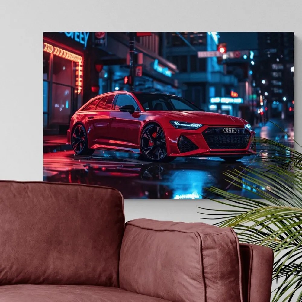 Quadro su tela – Audi rossa - RS6 Legacy Edition