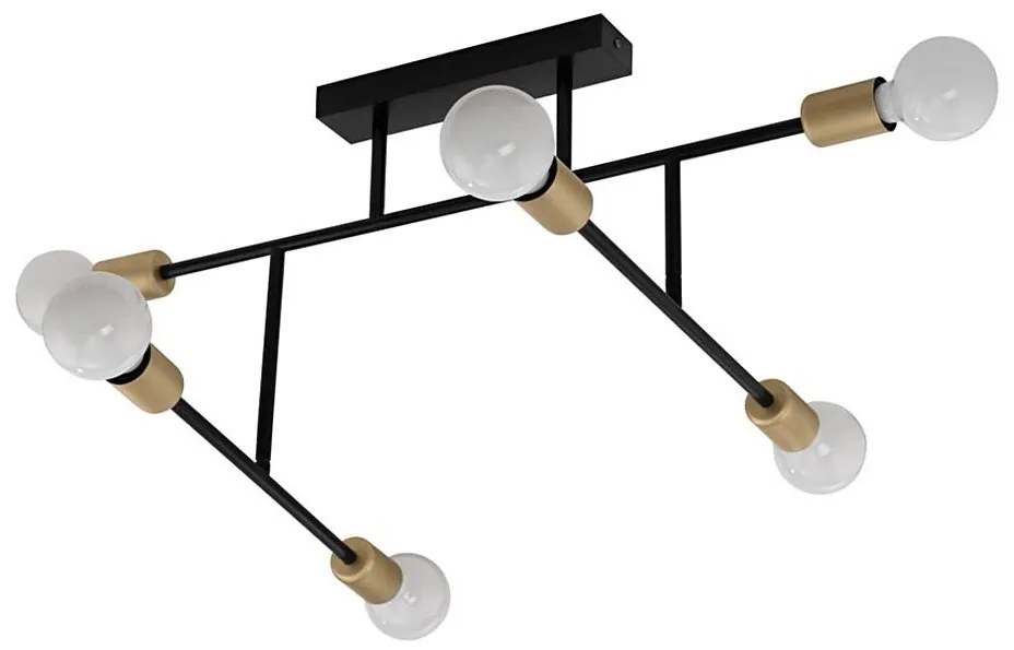Eglo 79356 - Lampadario a plafone BELSIANA 6xE27/40W/230V
