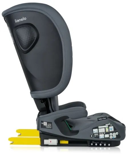 Lionelo - Seggiolino auto pieghevole NELLY i-Size 76-150 cm Grigio Grafite