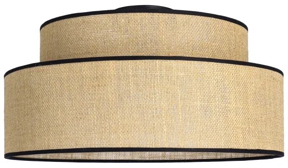 Plafoniera BOHO 1xE27/60W/230V diametro 40 cm beige