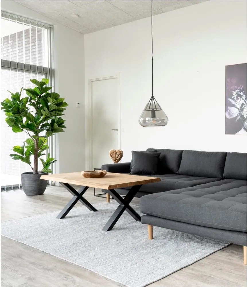 Tavolino con piano in rovere massiccio , 120 x 70 cm Toulon - House Nordic