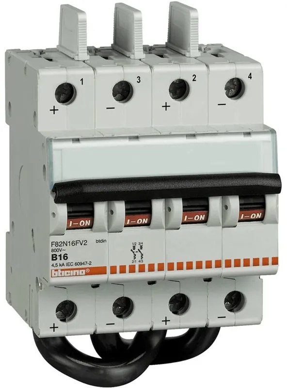 Interruttore magnetotermico BTICINO 10A  4M  800VDC