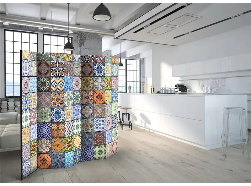 Paravento Colorful Mosaic II [Room Dividers]