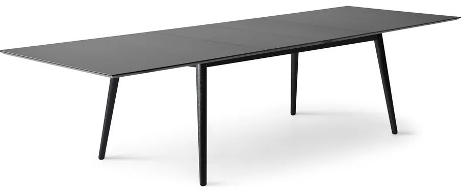 Tavolo da pranzo pieghevole nero con piano nero 100x210 cm Meza - Hammel Furniture