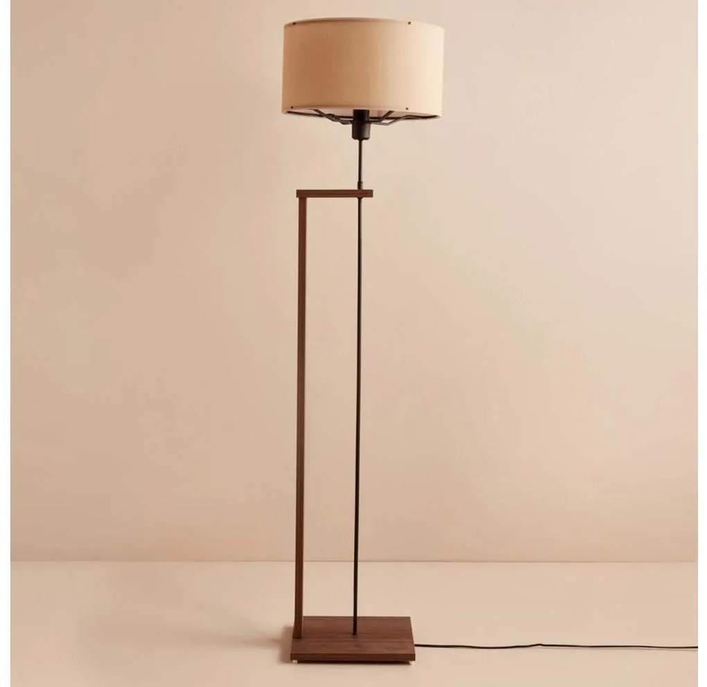 Lampada da terra AYD 1xE27/40W/230V marrone