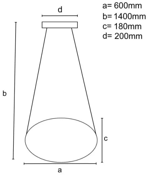 Lampadario a sospensione con filo LED dimmerabile LED/70W/230V 3000-6500K nero + telecomando
