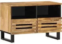 Mobile Porta TV 70x34x46 cm in Legno Massello di Mango Grezzo 377441