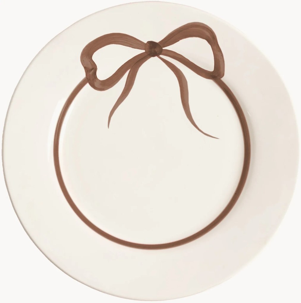 Piatto piano dipinto a mano Bow