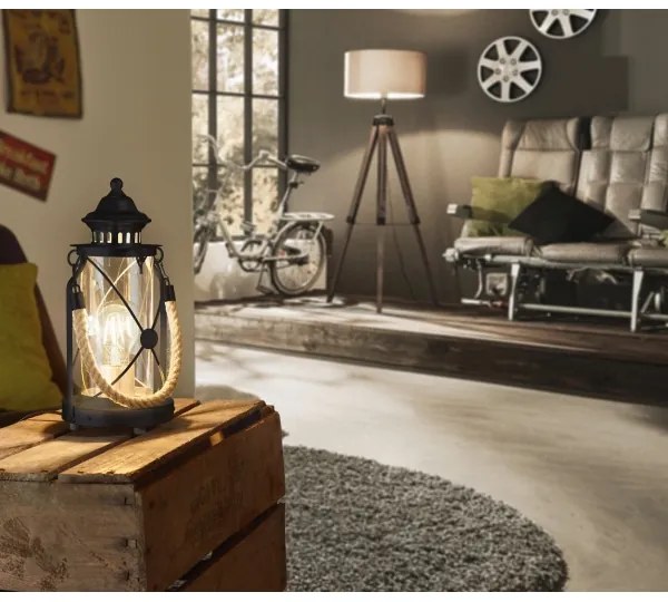 Eglo 49283 - Lampada da tavolo BRADFORD 1xE27/60W/230V