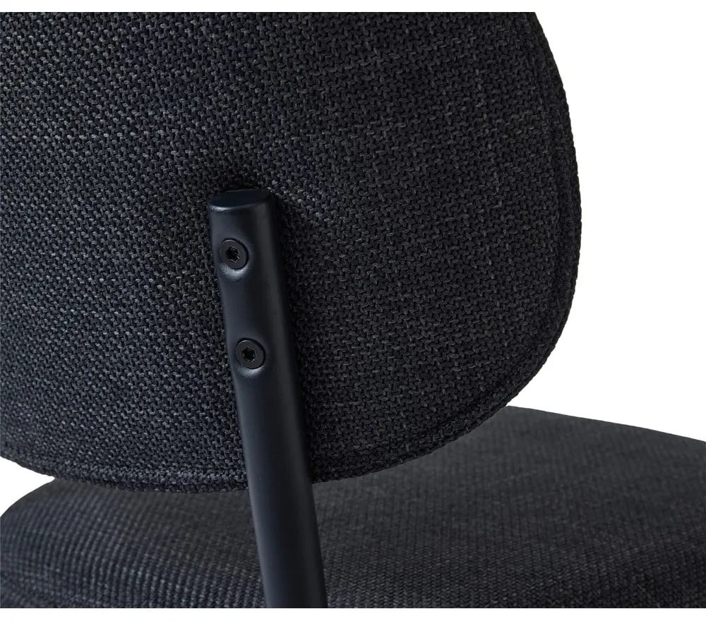 Sedia da pranzo grigio scuro Fowler - Unique Furniture