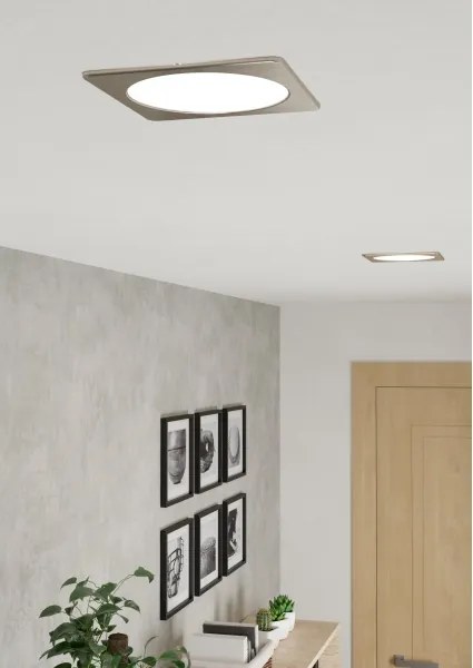 Eglo 901409 - Lampada da incasso a LED FUEVA LED/10,5W/230V 16,6x16,6 cm cromo