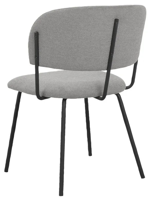 Set di sedie da pranzo grigie 2 pz Claudia - Støraa