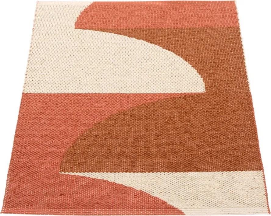 Tappeto da interno/esterno color mattone 70x90 cm Hill Brick Rust – Pappelina