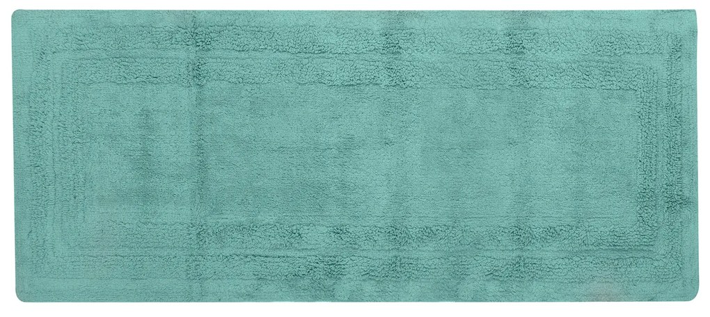 Tappeto bagno 60x130 cm cotone verde