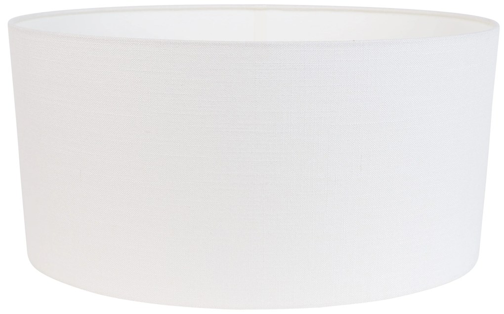 Paralume in lino bianco ovale 50/33/25