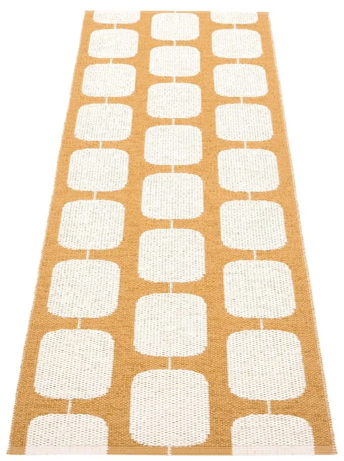 Passatoia da interno/esterno giallo ocra/color crema 70x200 cm Sten Ochre – Pappelina