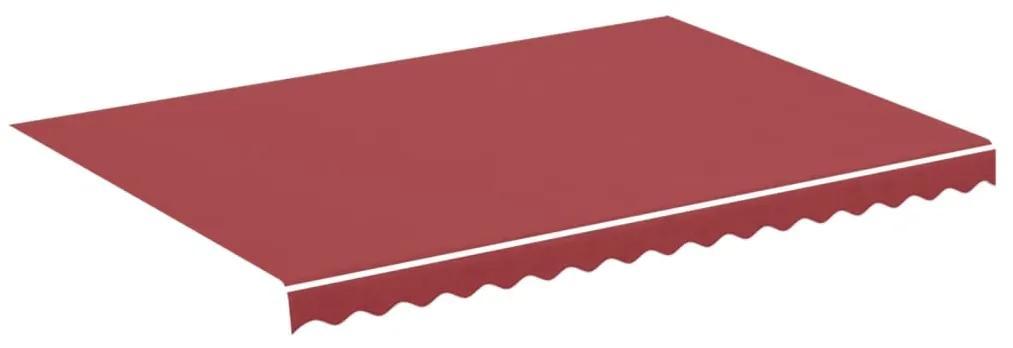 Tessuto di Ricambio per Tenda da Sole Rosso Borgogna 3,5x2,5 m