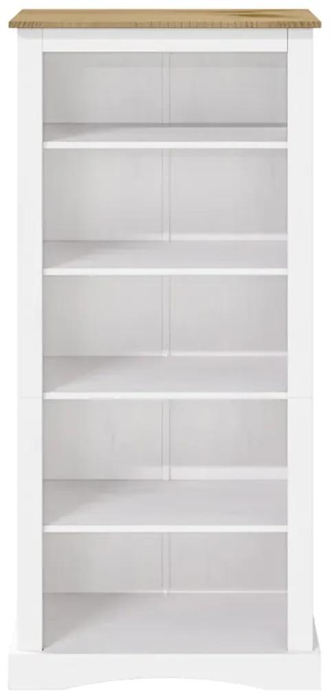Libreria 5 ripiani pino messicano corona range 81x40x170 cm
