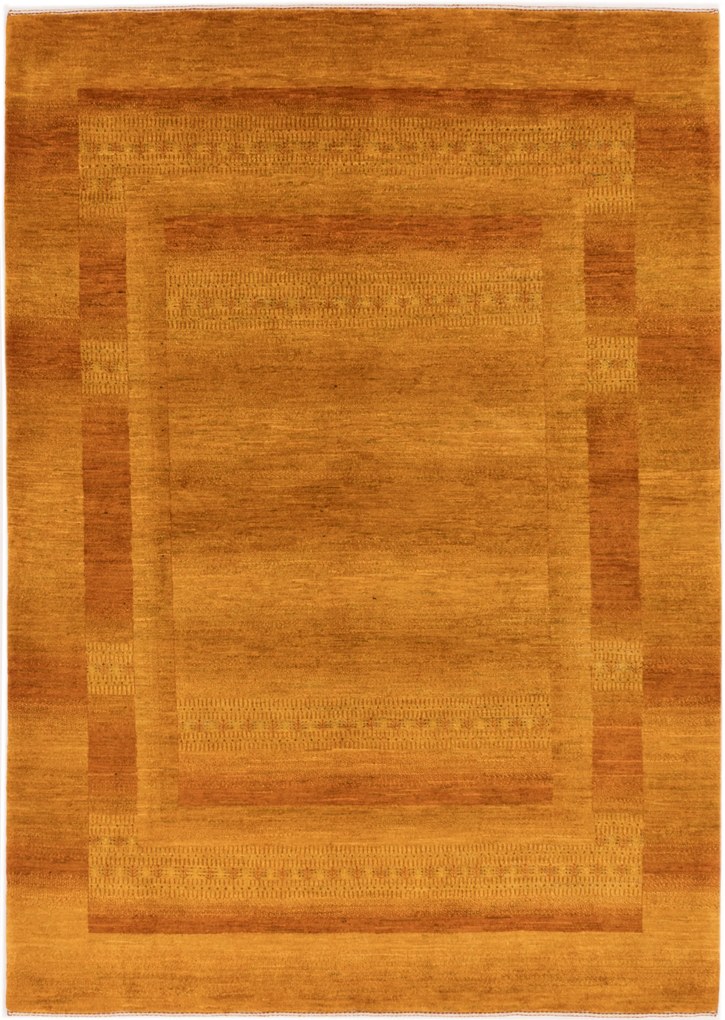 Loribaft Tappeto 170 x 240 Giallo (Iran) Annodato A Mano
