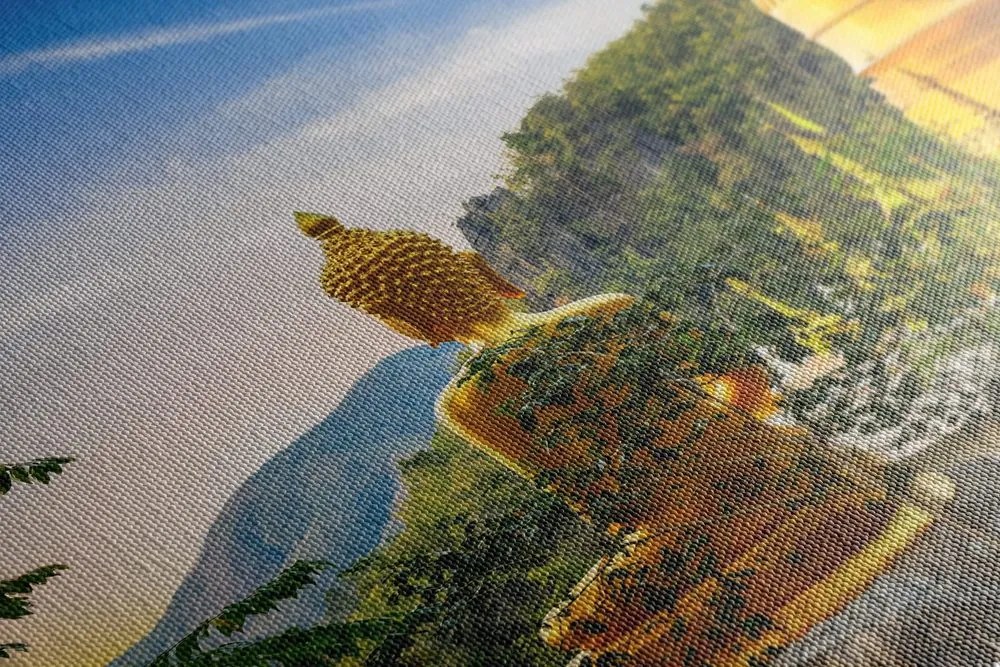 Quadro su tela – Vista sul Buddha dorato