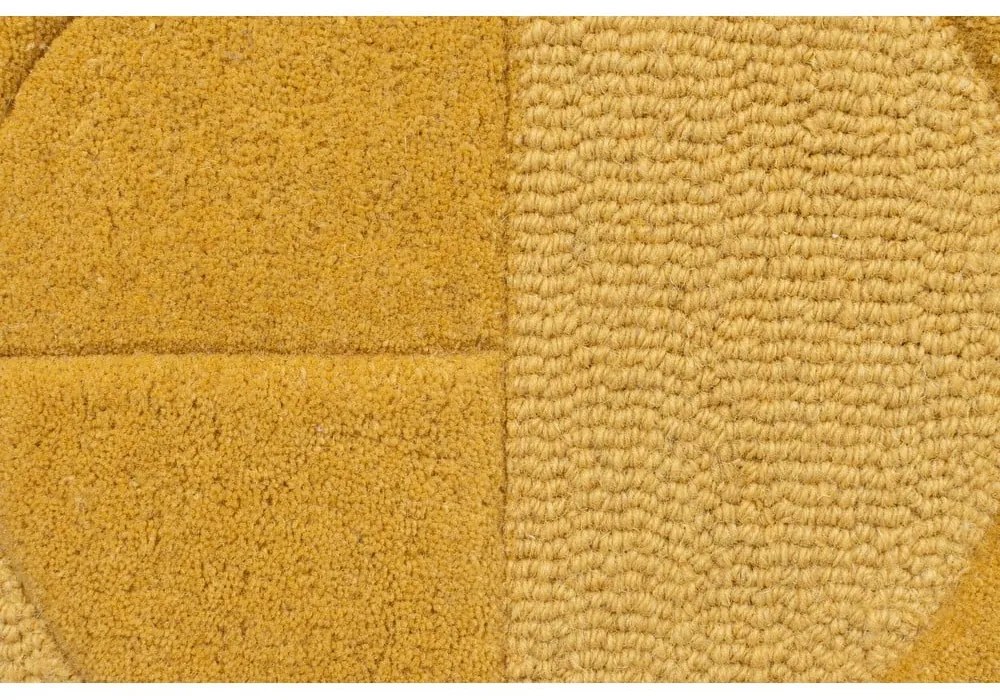 Tappeto in lana gialla 160x230 cm Gigi - Flair Rugs