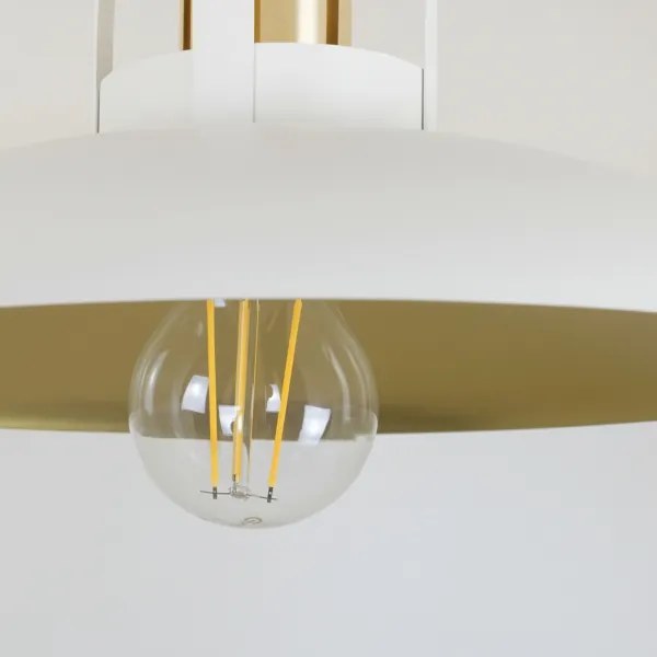 Brilagi - LED Lampadario a plafone FLAMENGO 1xE27/60W/230V bianco