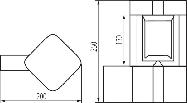 Kanlux 36552 - Applique da esterno PEVO 1xGX53/11W/230V IP44 antracite