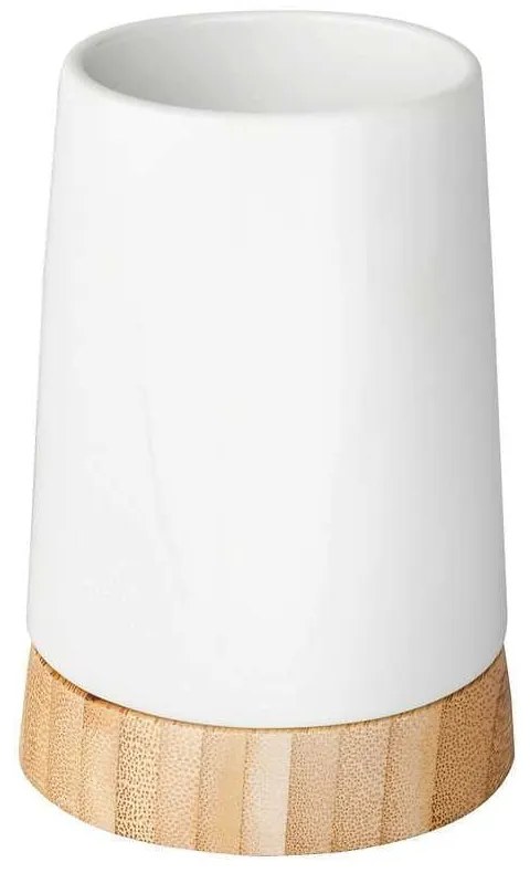 Set di accessori da bagno bianco in ceramica Bamboo - Wenko