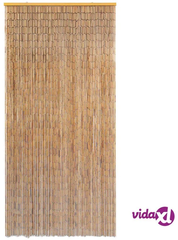 vidaXL Tenda Antimosche per Porte in Bambù 100x220 cm