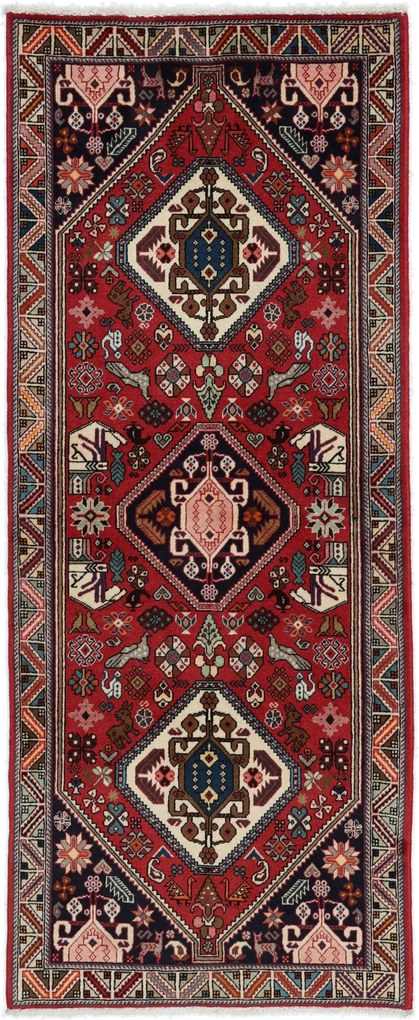 Gashghai Tappeto 80x200 (Iran) Annodato A Mano