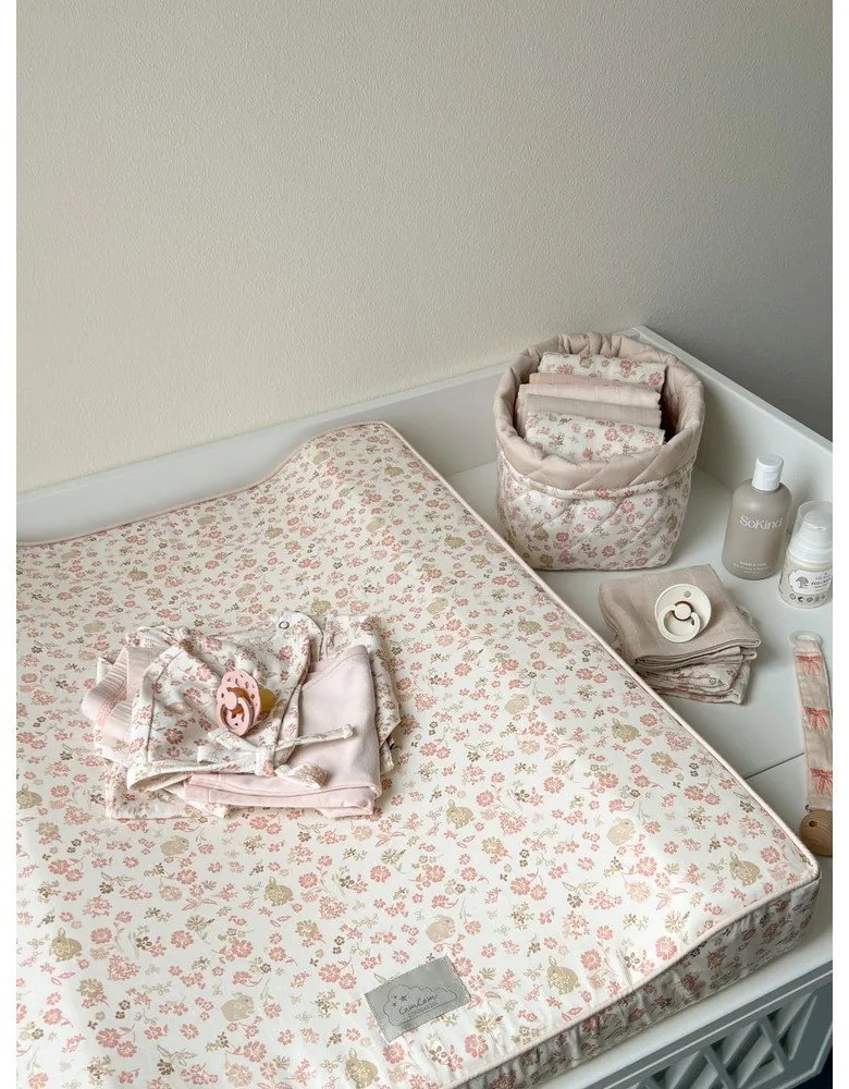 Manopole in set beige in cotone organico 4 pz 30x30 cm Augusta – Cam Cam Copenhagen