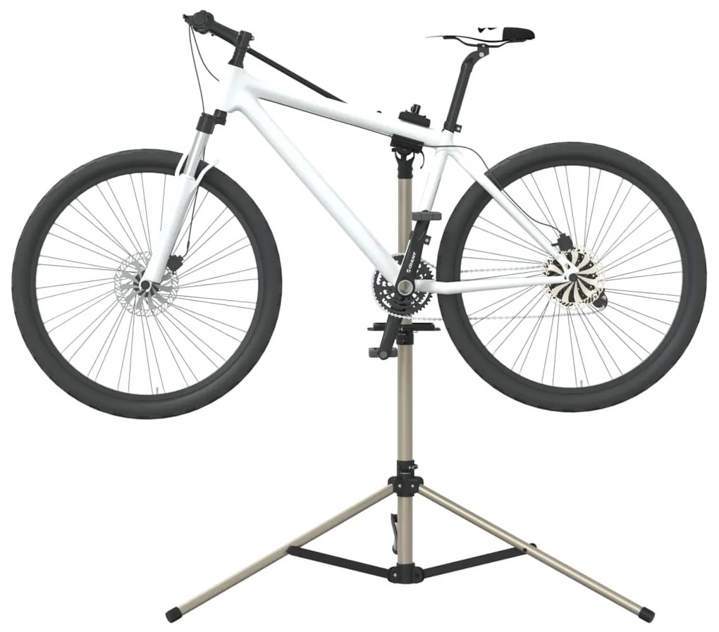 Supporto Per Riparazione Bici Regolabile 120-165 Cm Alluminio /