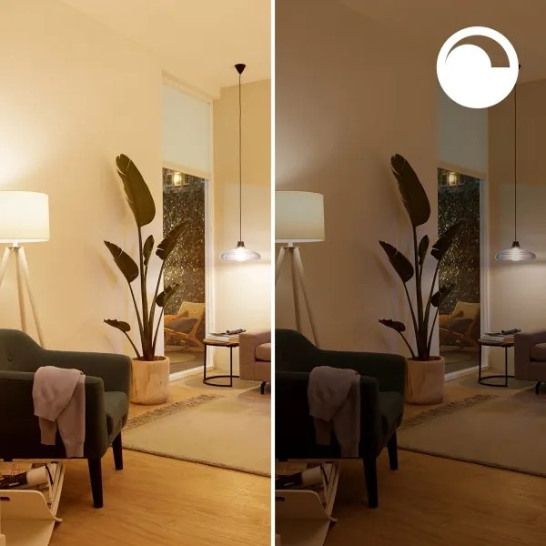 Set da 3 lampadine LED RGB dimmerabili Philips SMART C37 E14/4,9W/230V 2200-6500K