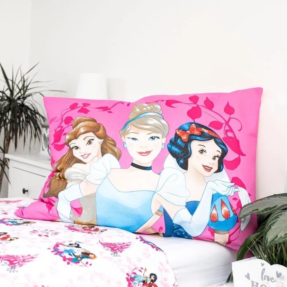 Biancheria da letto per bambini in cotone per letto singolo 140x200 cm Princezny "Heart" – Jerry Fabrics