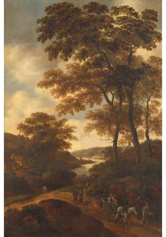 Fotomurale Paesaggio, ramato