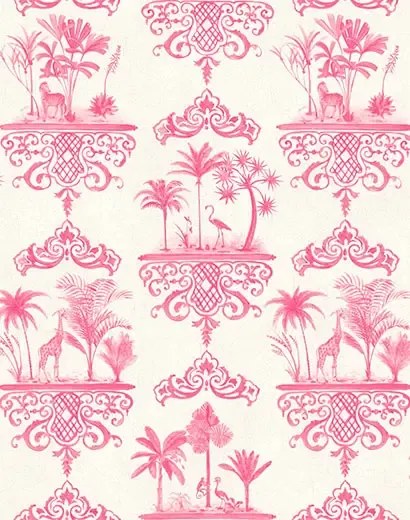 Cole & Son Carta da parati Rousseau - Rose Pink