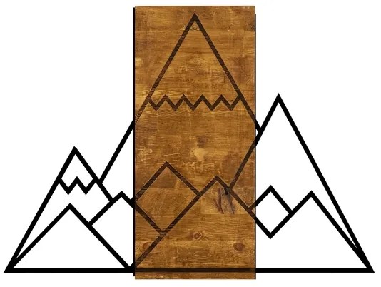 Decorazione da muro 78x58 cm montagne